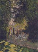 Claude Monet Parisians in Parc Monceau china oil painting reproduction